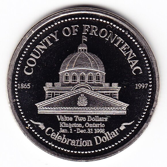 1997 County of Frontenac $1 Token (b73) - Picture 1 of 2